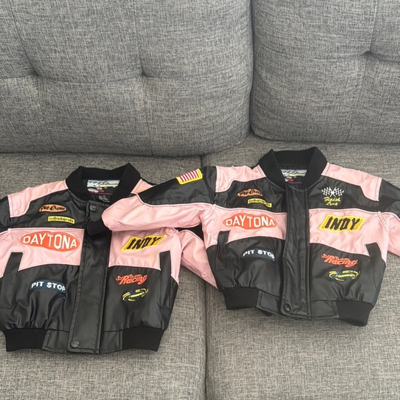 Pink and Black Racing Jacket - Picture 5 of 8